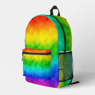 Mochila Impresa Luz de la Mañana a Través de Prisma de Cristal