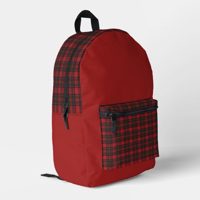 Mochila Impresa MacIntosh Clan Tartán escocés moderno (Esquina izquierda trasera)