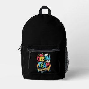 Mochila Impresa Maestros de kindergarten del equipo de ensueño vue