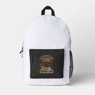 Mochila Impresa Magia de Aula de Halloween