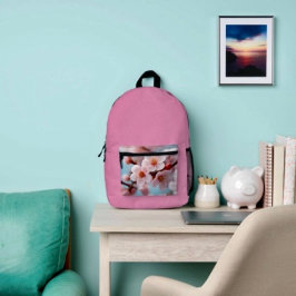 Mochila Impresa Magia de Flor de Cerezo