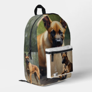 Mochila Impresa Malinois belga