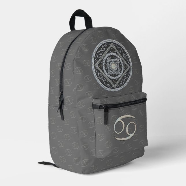 Mochila Impresa Mandala de Cáncer (Esquina izquierda trasera)