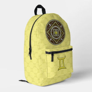 Mochila Impresa Mandala de Géminis