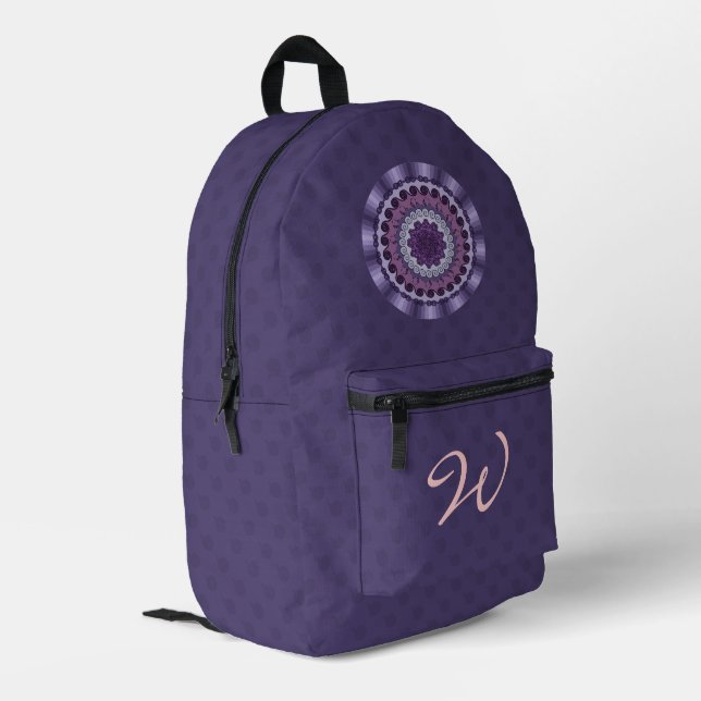 Mochila Impresa Mandalá de Viento (Esquina izquierda trasera)
