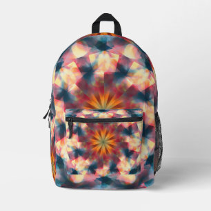 Mochila Impresa Mandala psicodélica de Kaleidoscópico de Prisma