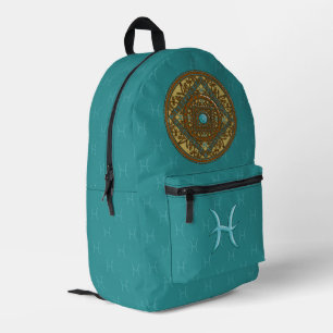 Mochila Impresa Mandalas de Piscis