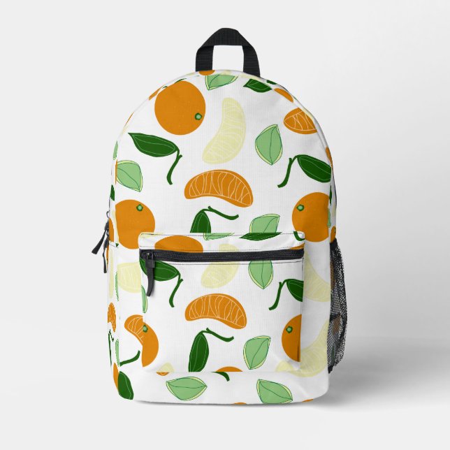 Mochila Impresa Mandarin Citrus (Anverso)