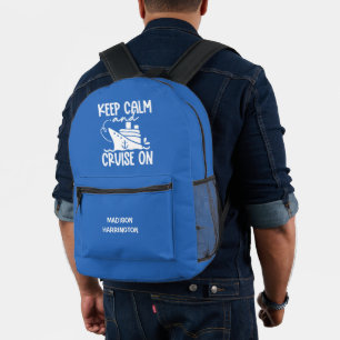Mochila Impresa Mantener la calma y la velocidad de crucero en el