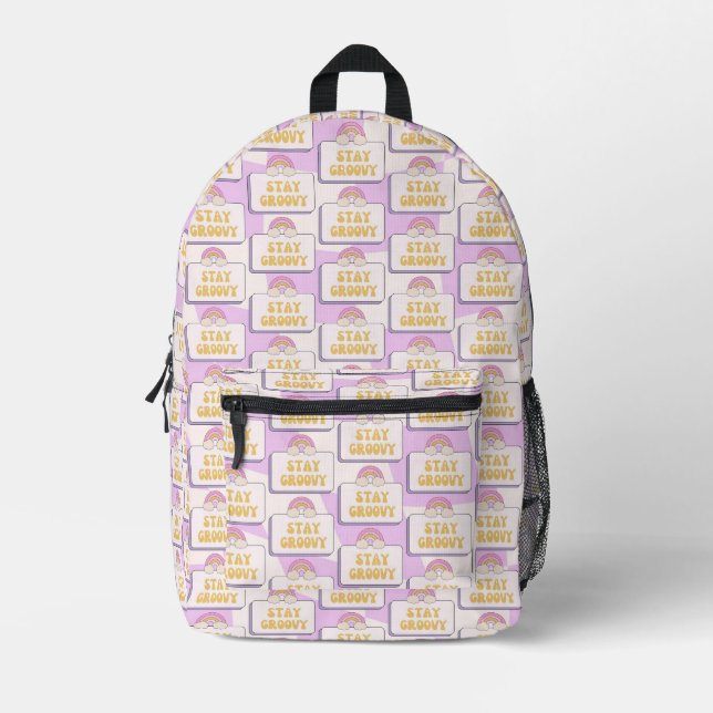 Mochila Impresa Mantente genial (Anverso)