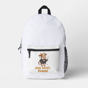 Mochila Impresa Mantente MOO-tivado vaca