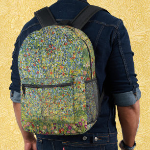 Mochila Impresa Manzano por Gustav Klimt, Arte Nouveau Vintage