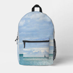 Mochila Impresa Mar Caribe Azul