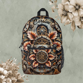 Mochila Impresa Maravilloso diseño de steampunk
