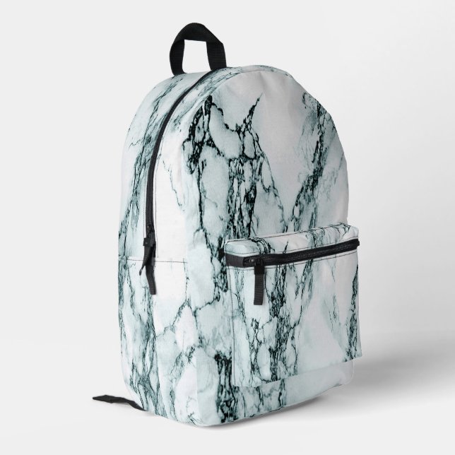 Mochila Impresa Marble verde (Esquina izquierda trasera)