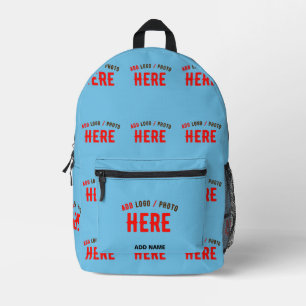 MOCHILA IMPRESA MARCA DE VERIFICACIÓN AZUL DE LA PERSONALIZADO MOD