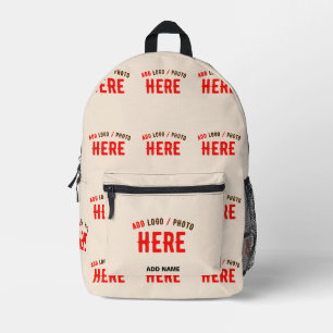 MOCHILA IMPRESA MARCA DE VERIFICACIÓN NATURAL DE PERSONALIZABLE ES
