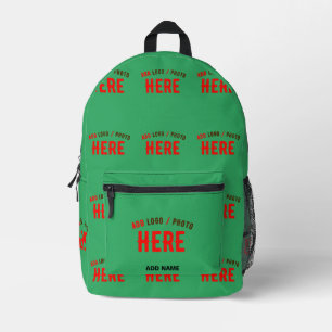 MOCHILA IMPRESA MARCA VERIFICADA DE EMERALD GREEN, PERSONALIZADO M