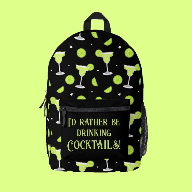 Mochila Impresa Margarita Cocktail Patterned (Subido por el creador)