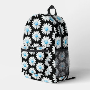 Mochila Impresa Margaritas de puntos azules