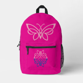 Mochila Impresa Mariposa