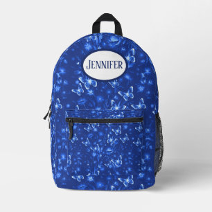 Mochila Impresa Mariposas azules de medianoche