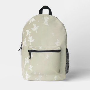 Mochila Impresa Mariposas blancas
