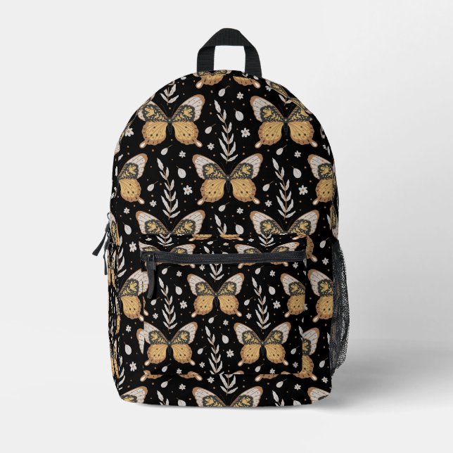 Mochila Impresa Mariposas monarcas (Anverso)