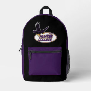 Mochila Impresa Mascota de los Hawks de Hunter College