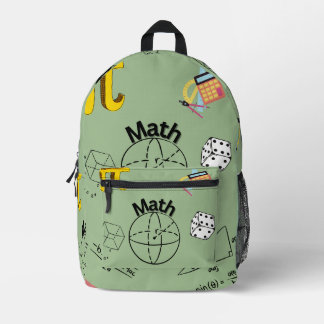 Mochila Impresa Matemáticas