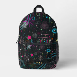 Mochila Impresa Maximalist Abstract Expression 