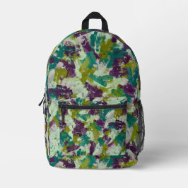 Mochila Impresa Maximalist Paint Splatters