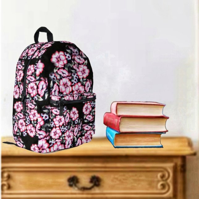 Mochila Impresa May Bloom (Display your feminine side, when you carry this May Bloom Printed Backpack!)