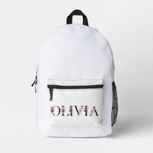Mochila Impresa Me llamo Olivia. Me llamo Olivia.