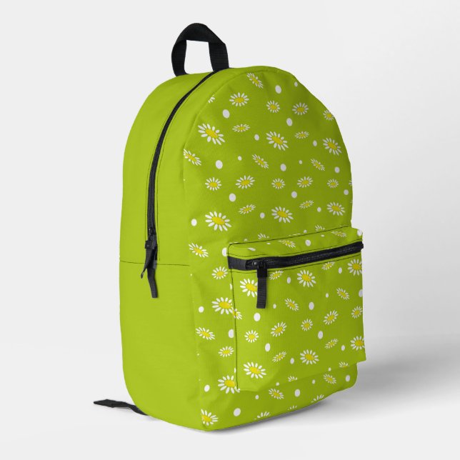Mochila Impresa Meadow Stars Daisy Flowers (Esquina izquierda trasera)