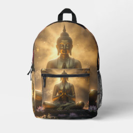 MOCHILA IMPRESA MEDITATION - YOGA - CARPE DIEM
