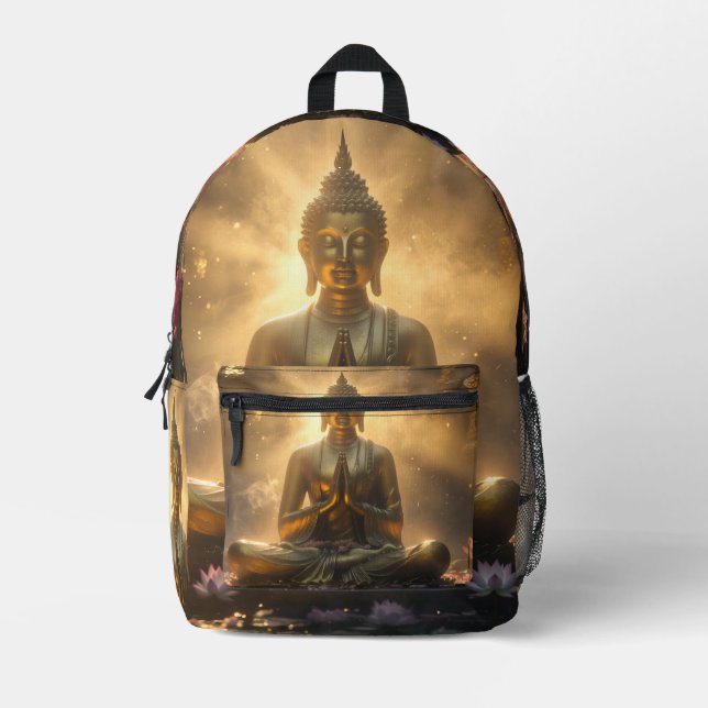 MOCHILA IMPRESA MEDITATION - YOGA - CARPE DIEM (Anverso)