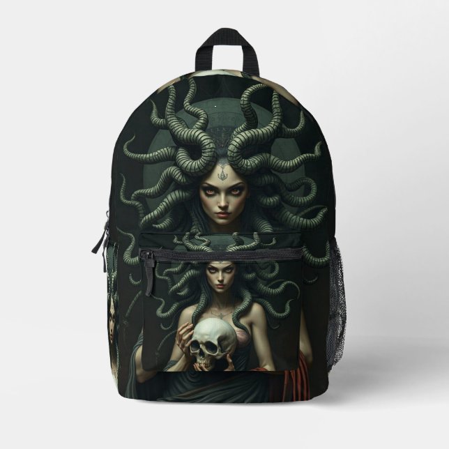 Mochila Impresa „Medusa – Blick der Macht“ (Anverso)