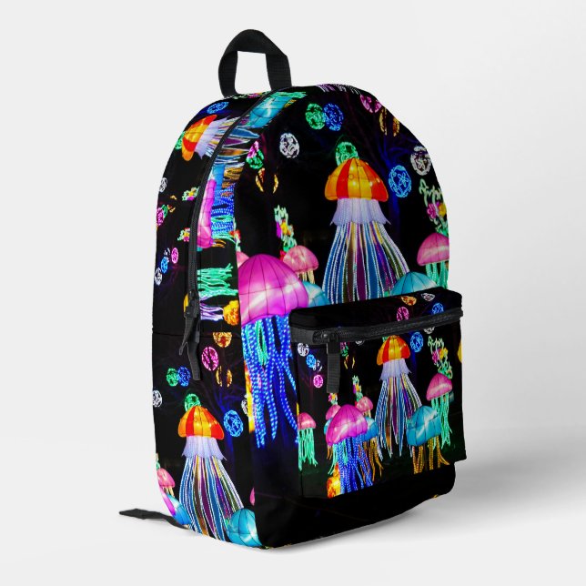 Mochila Impresa Medusas de Luces  (Esquina izquierda trasera)