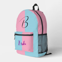 (Mejor Color Block Nombre Color Azul y Rosa Bebé)