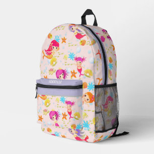 Mochila Impresa Melocotón de Sirenas