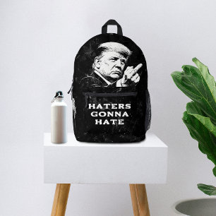 Mochila Impresa Meme Divertido Dedo Medio Trump 2026