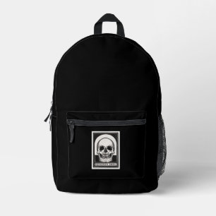 Mochila Impresa Memento Mori Skull