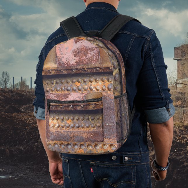 Mochila Impresa Metalizado marrón rosado rusto (Subido por el creador)
