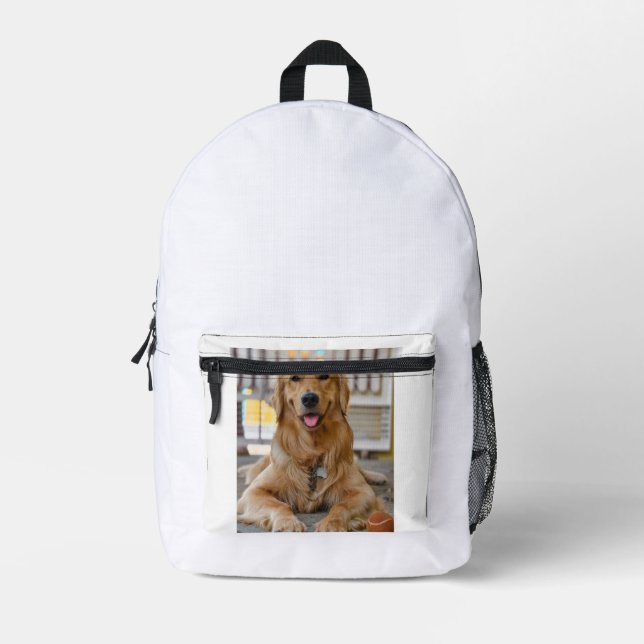 Mochila Impresa mi bellisima mascota (Anverso)