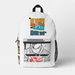 Mochila Impresa ¡¡¡¡¡Mi Bestie y yo hablamos!!!!! Acerca de ti