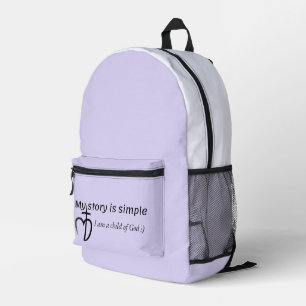 Mochila Impresa Mi historia es simple