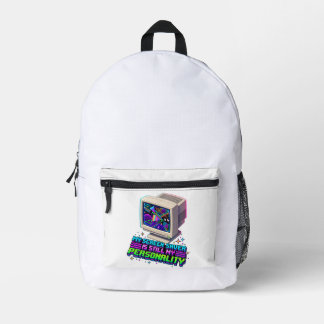 Mochila Impresa Mi salvapantallas era mi personalidad – 90s Retro