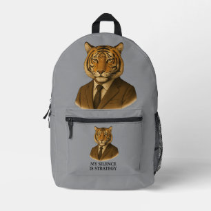 MOCHILA IMPRESA MI SILENCIO ES ESTRATEGIA