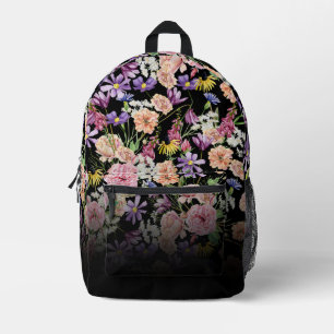 Mochila Impresa Midnight Garden Wildflower